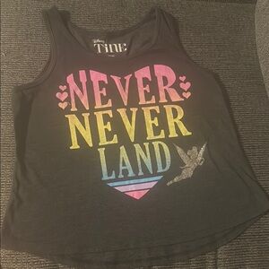 Disney Pink and Gray Tank Top with Bold Design